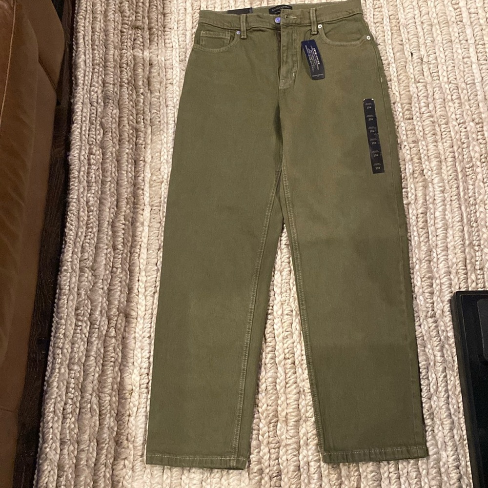 Ladies Pants High Rise Straight Fit